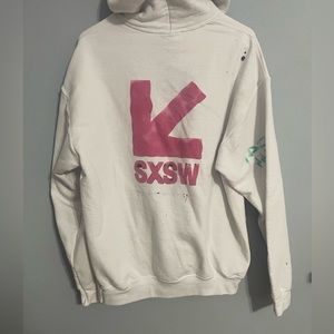 Vintage SXSW Spray Paint Hoodie